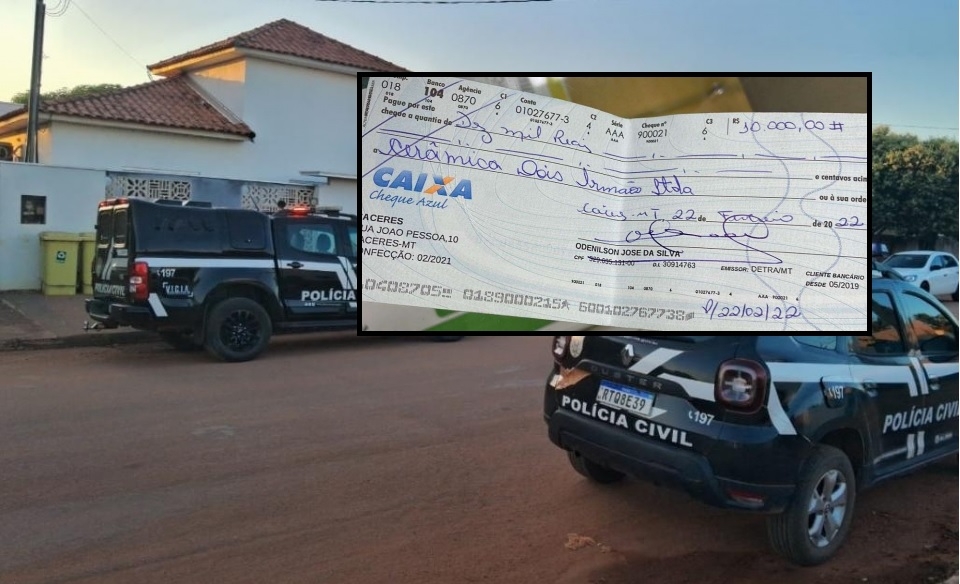 Cheque de R$ 10 mil assinado por vice-prefeito levanta hiptese de ligao com alvos de fraudes em concurso; gestor nega