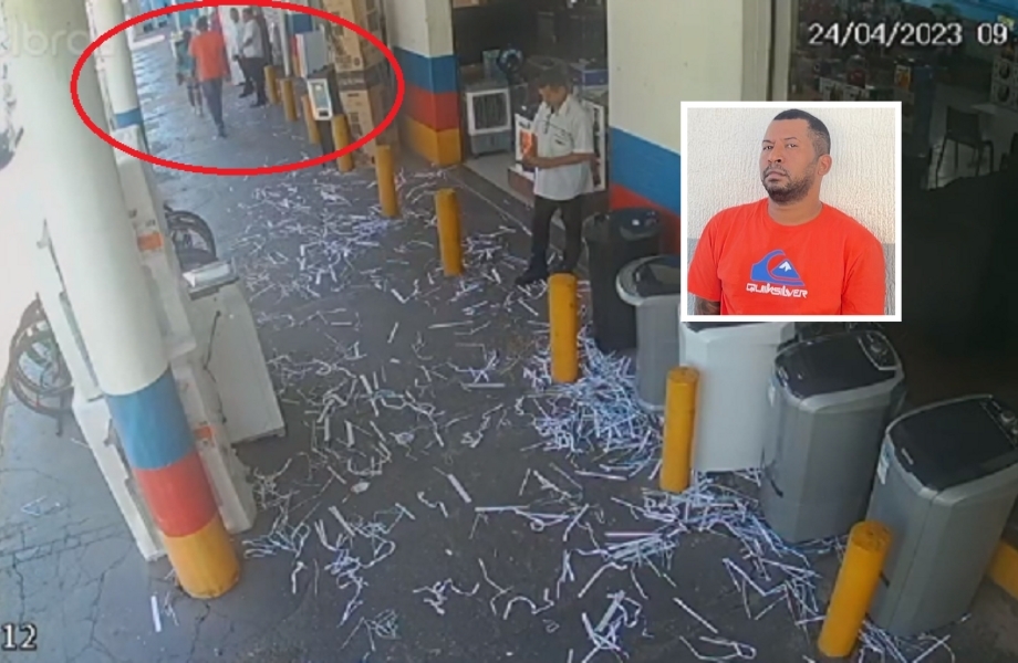 Suspeito de matar funcionrio de loja no centro de Cuiab tem priso em flagrante convertida em preventiva