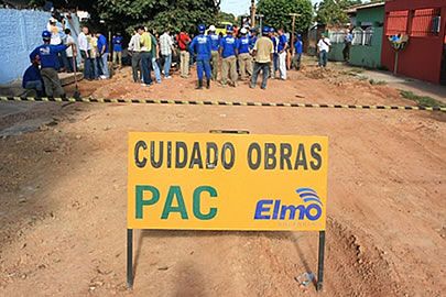 Consrcio de empresas contratadas pelo governo para o PAC